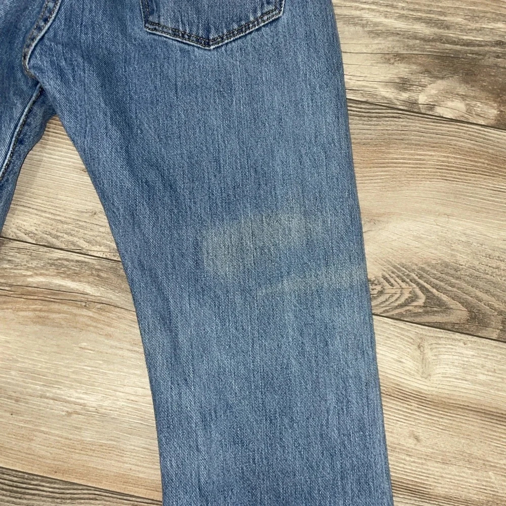 Levi's 501 Men Jeans 31x30 Denim Button Fly Straight Leg Distressed Light Wash‎